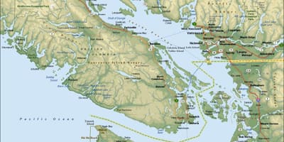 Kart over vancouver-området f.kr.