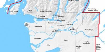 Vancouver rør kart