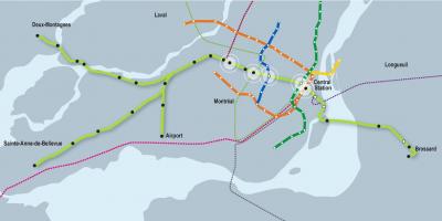 Kart av vancouver monorail