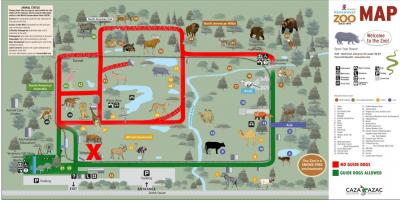Kart av vancouver zoo