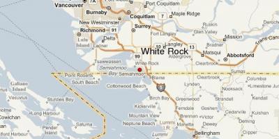 Kart av white rock vancouver